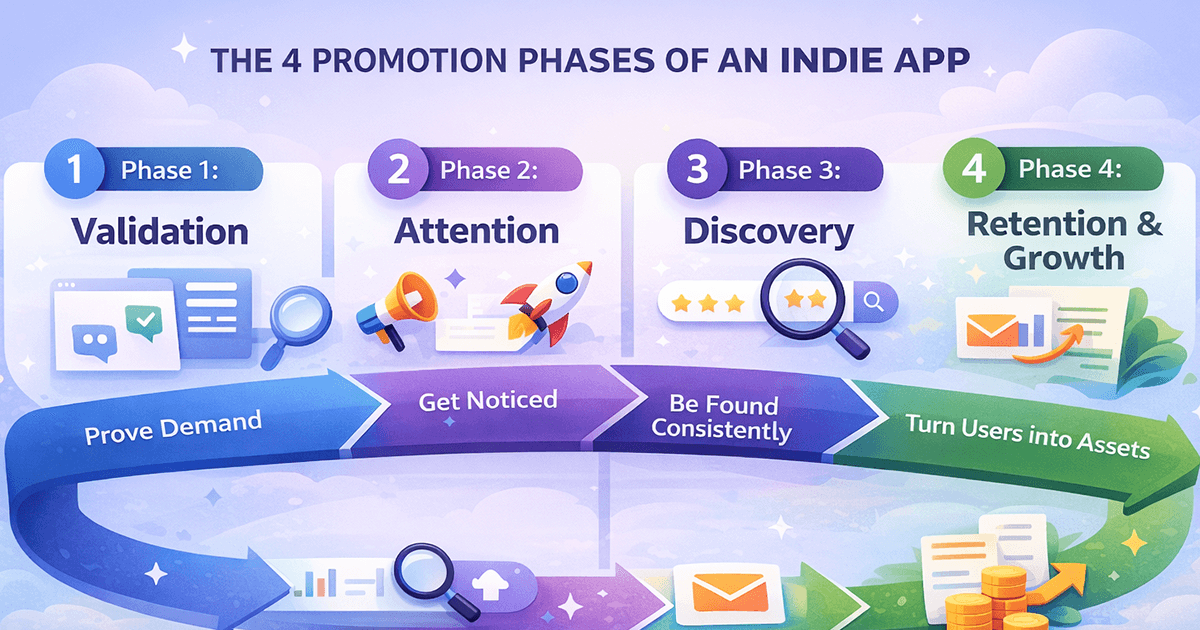 4 phases of indie app promotion