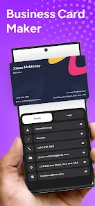 Business Card Maker: Logo Card screenshot