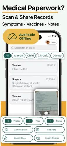 My Health Record & Journal screenshot