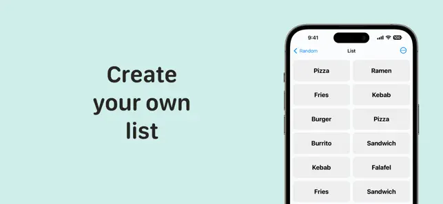 Decision randomizer & picker screenshot
