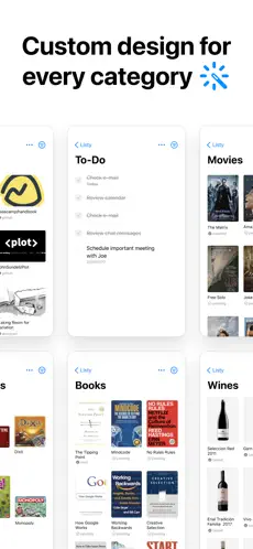 Listy · Watchlist & Tracker screenshot