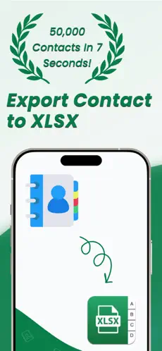 Contacts to XLSX – Excel Sheet screenshot