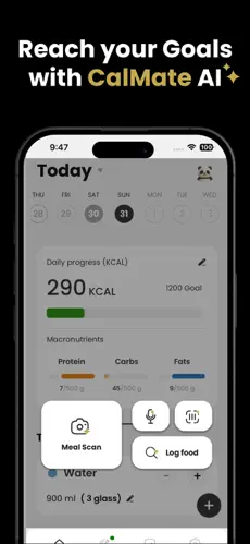 Calmate: AI Calorie Calculator screenshot