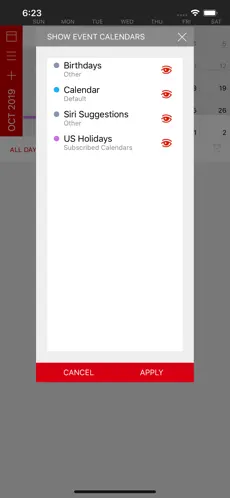 Calvetica Calendar screenshot