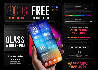Glass Widgets Pro screenshot