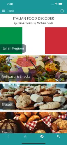 Italian Food Decoder screenshot
