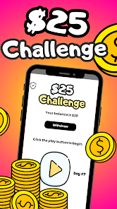 25 Dollars Challenge screenshot