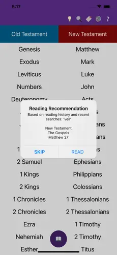 Veil Bible App screenshot