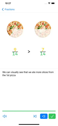 Fraction Steps: Learn Visually screenshot