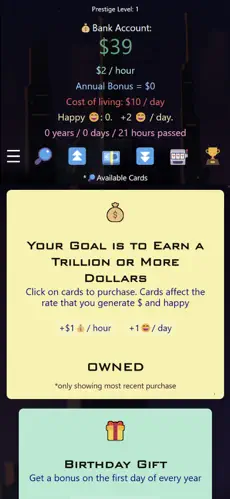 Idle Trillionaire: Money Game screenshot