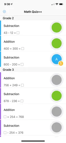 Math Quiz++ screenshot