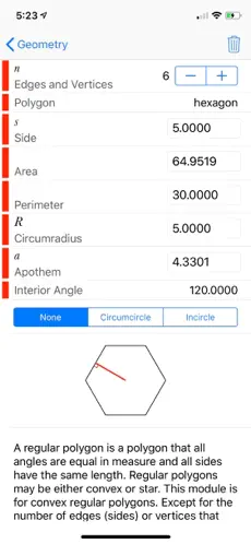 Scientific++ – Tip & Geometry Calculator screenshot