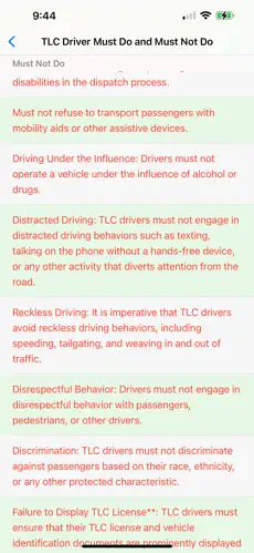 TLC Exam Practice Tests screenshot