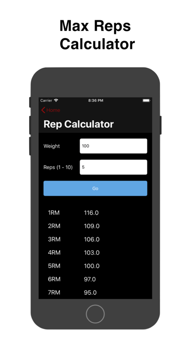 Barbell Loader and Calculator screenshot