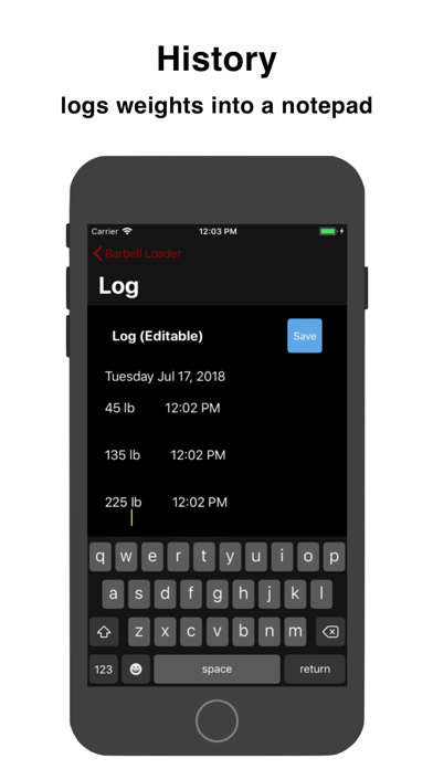 Barbell Loader and Calculator screenshot