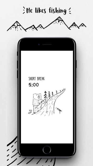 Bear Focus Timer : Pomodoro screenshot