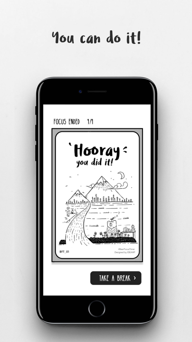 Bear Focus Timer : Pomodoro screenshot