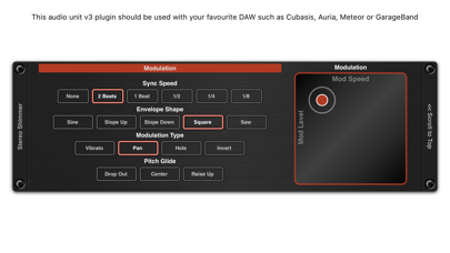 Shimmer AUv3 Audio Plugin screenshot