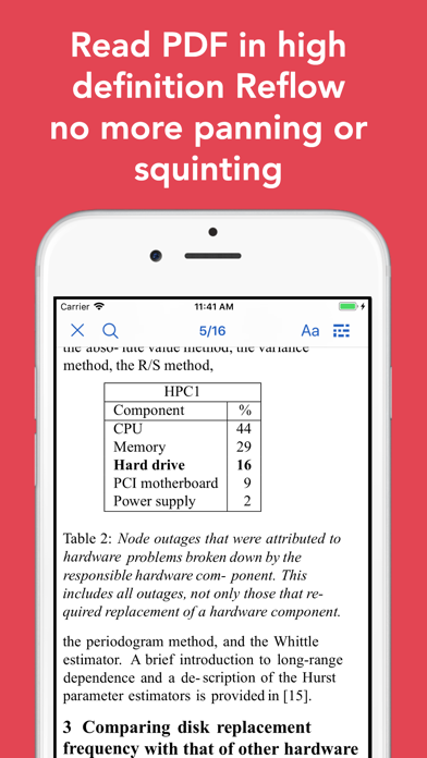 PDF Reflow screenshot