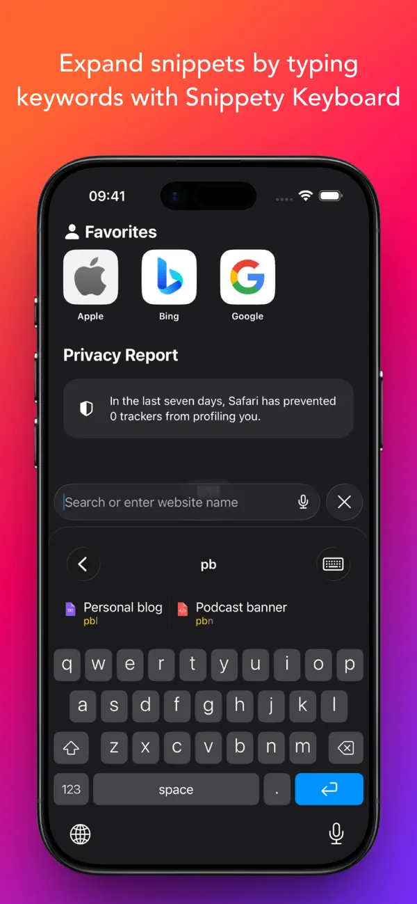 Snippety – Snippets Manager screenshot