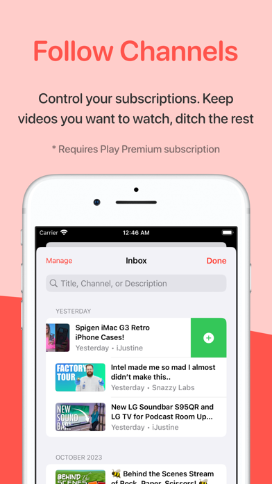 Play: Save Videos Watch Later screenshot