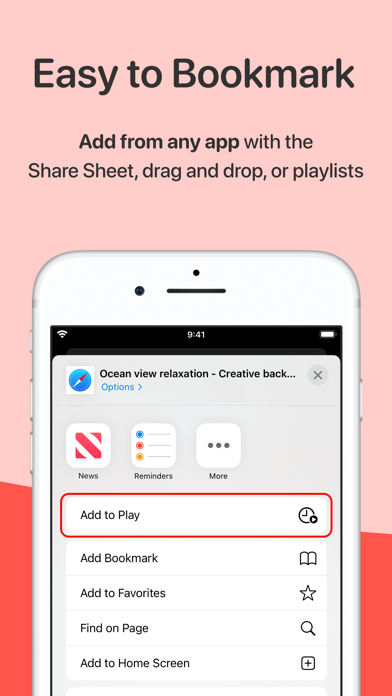 Play: Save Videos Watch Later screenshot