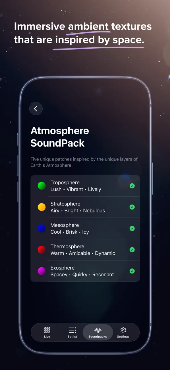 AeroPads – Pads & Soundscapes screenshot