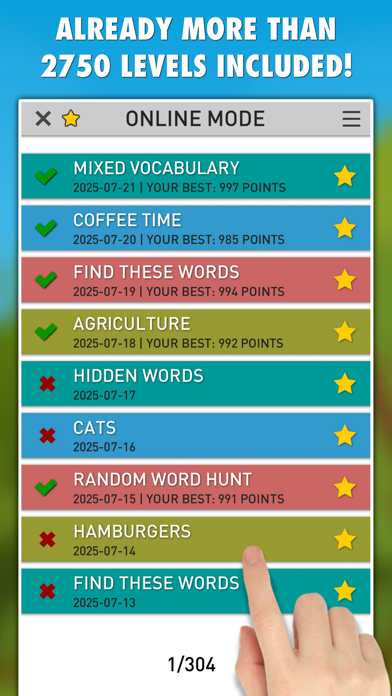 Word Search Daily PRO screenshot