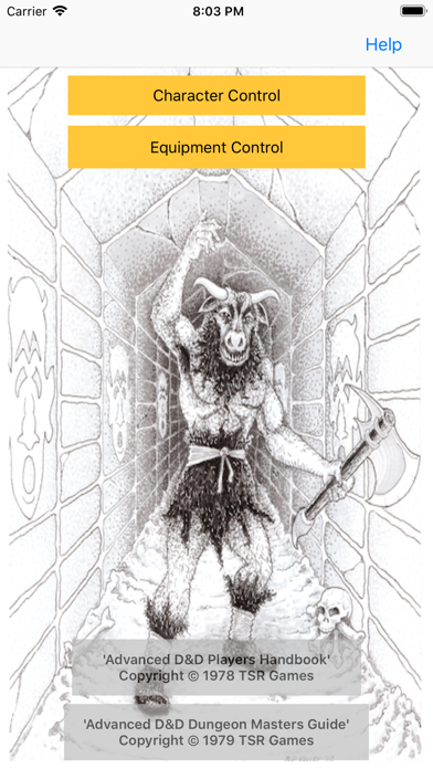 Character Gen for 1st Ed DnD screenshot