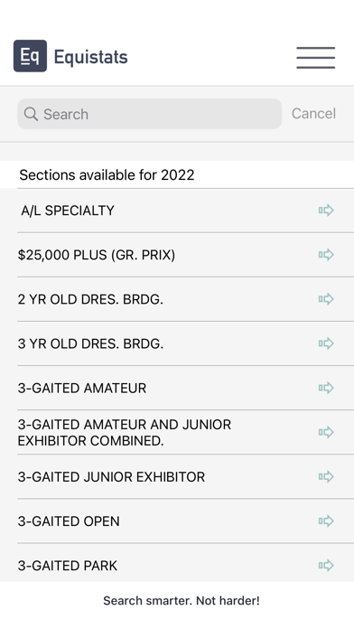 Equistats screenshot
