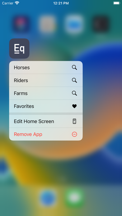 Equistats screenshot