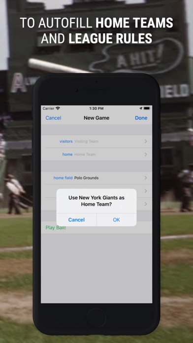 Home Field ScorebooK screenshot
