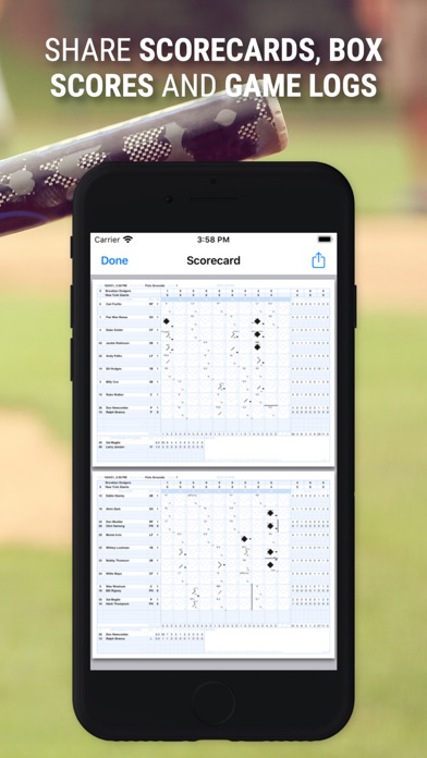 Home Field ScorebooK screenshot