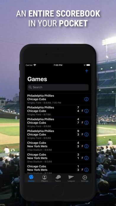 Home Field ScorebooK screenshot