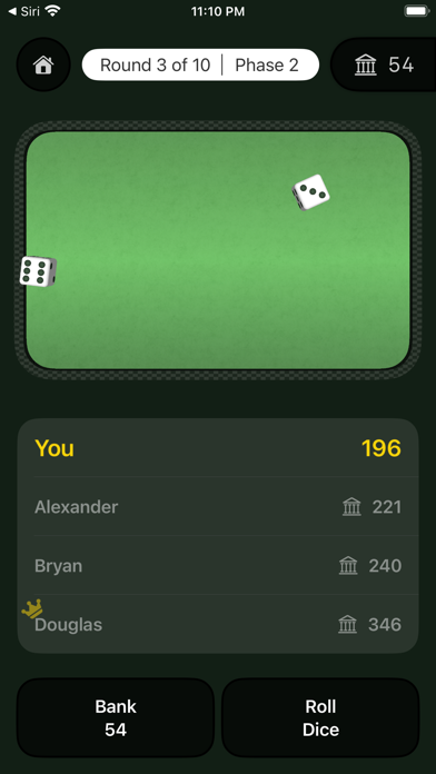Bank – A Dice Game screenshot