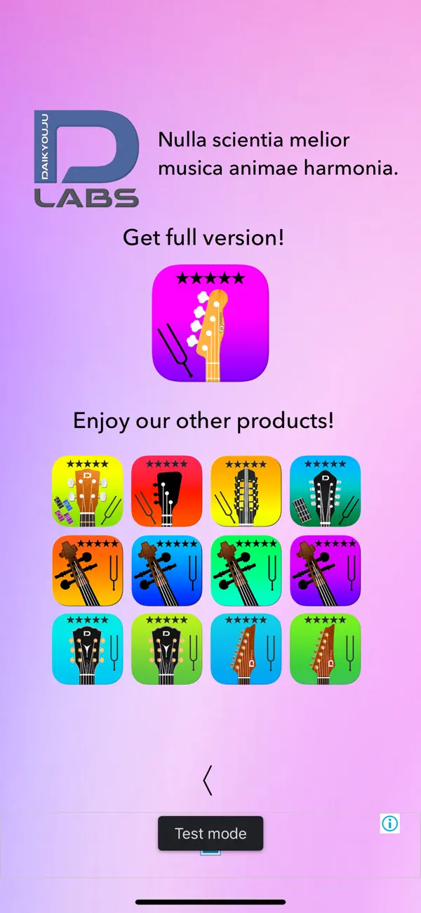 Bass Tuner Basic screenshot