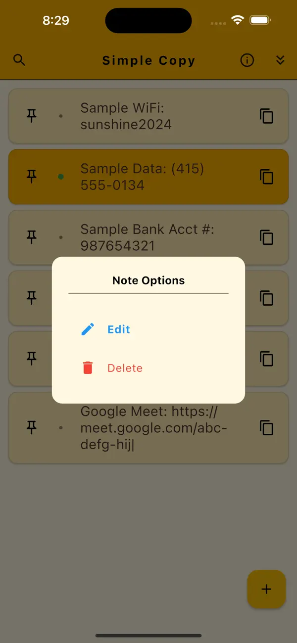 Simple Copy screenshot