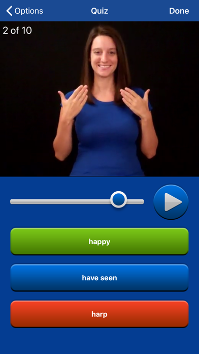 ASL Dictionary Sign Language screenshot