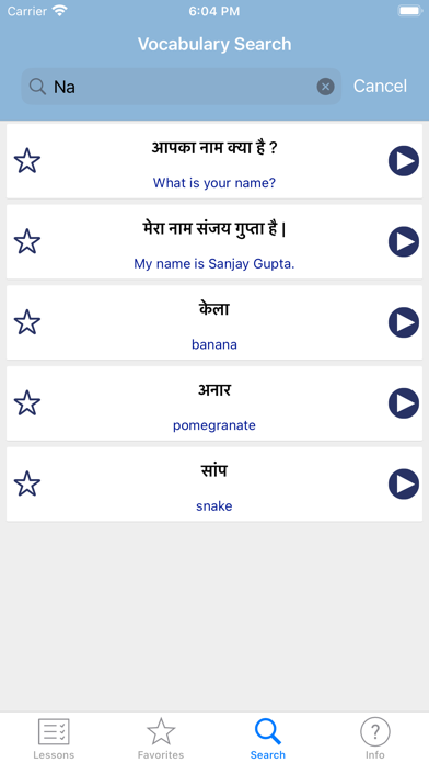 Learn Hindi screenshot