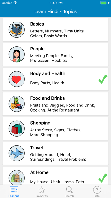 Learn Hindi screenshot