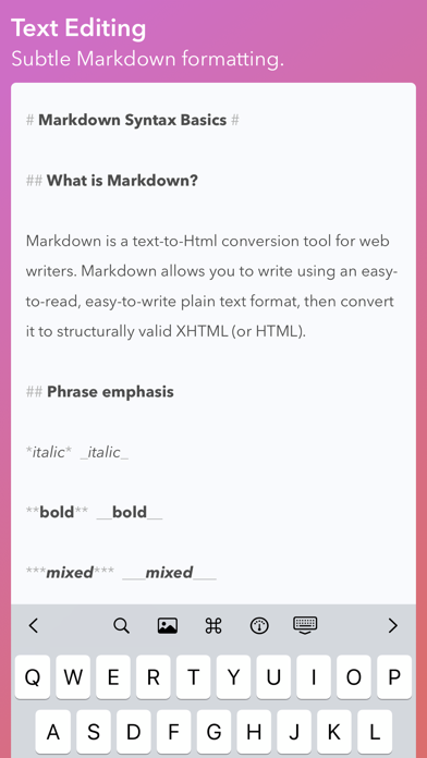 iWriter Pro screenshot