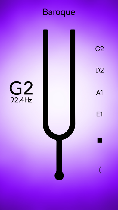 Double Bass Tuner Professional screenshot