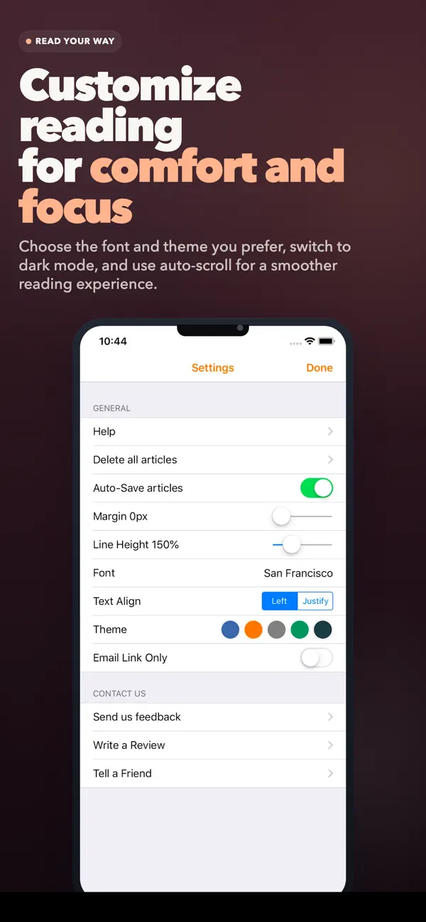 ReaderView screenshot
