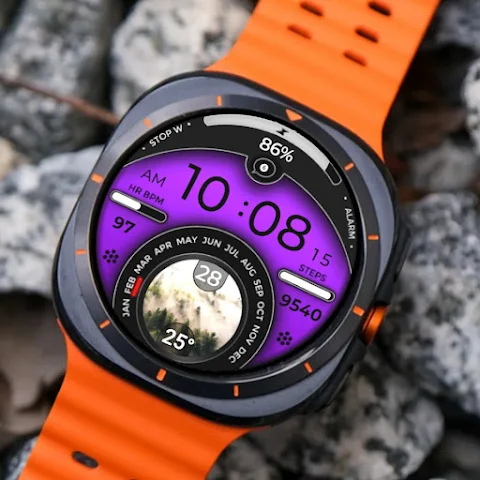 Weather Digital Watch Face A8 screenshot