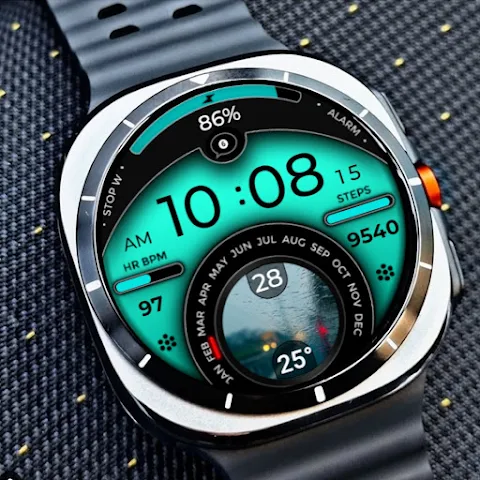 Weather Digital Watch Face A8 screenshot