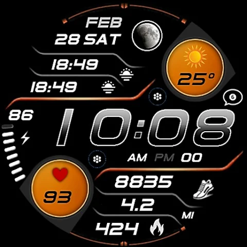 Tactical Watch Digital AE8 screenshot
