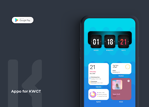 Appo KWGT – iOS 18 Inspired screenshot