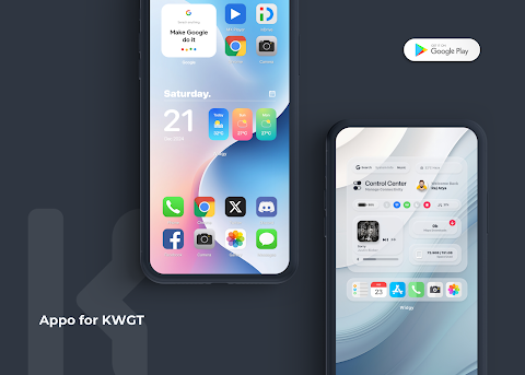 Appo KWGT – iOS 18 Inspired screenshot