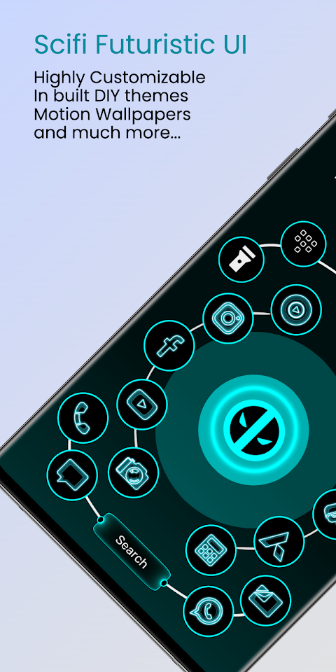 Jarvis Scifi Epic Launcher Pro screenshot