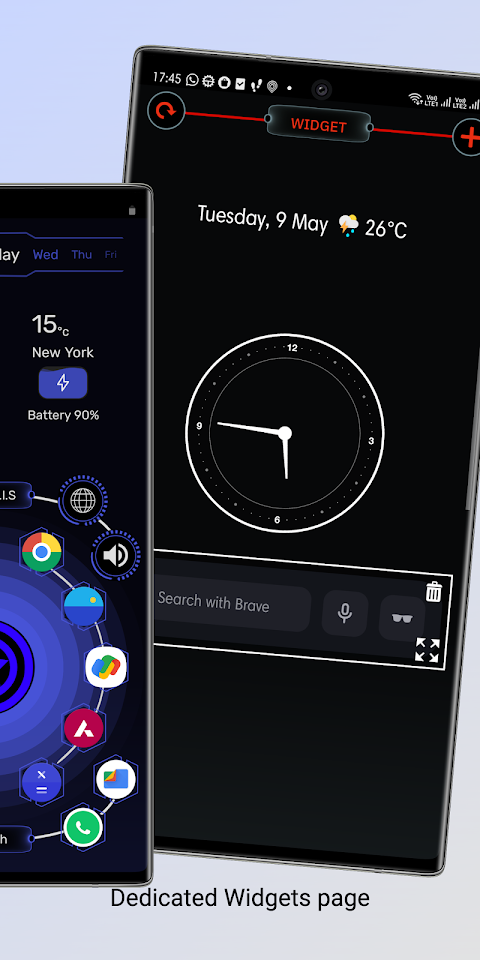 Jarvis Scifi Epic Launcher Pro screenshot